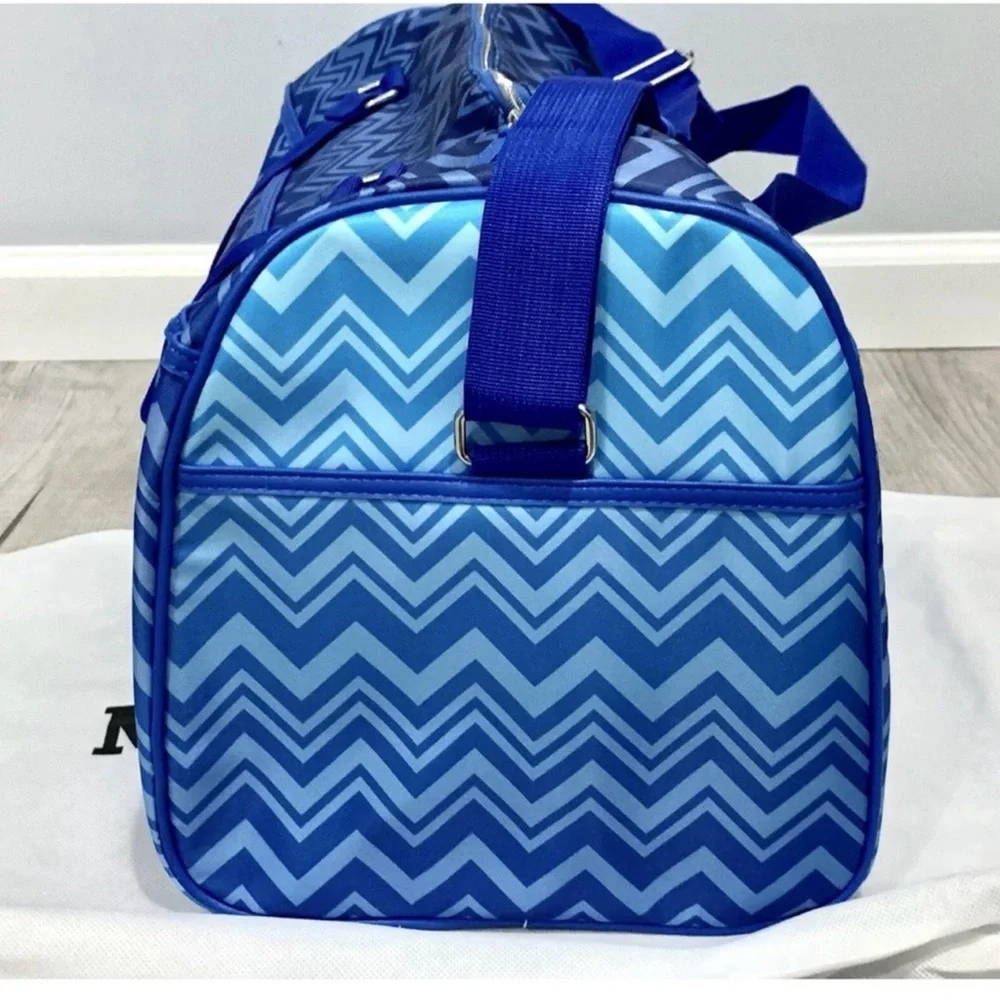 Missoni Blue Wave Large Duffel Bag with dust bag NEW